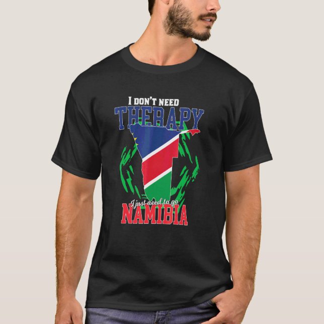 Camiseta Sólo Necesito Ir A Namibia (Anverso)