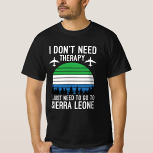 Camiseta  Solo Necesito Ir A Sierra Leona
