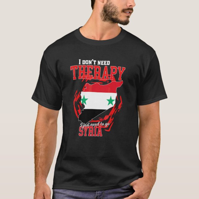 Camiseta Sólo necesito ir a Siria (Anverso)