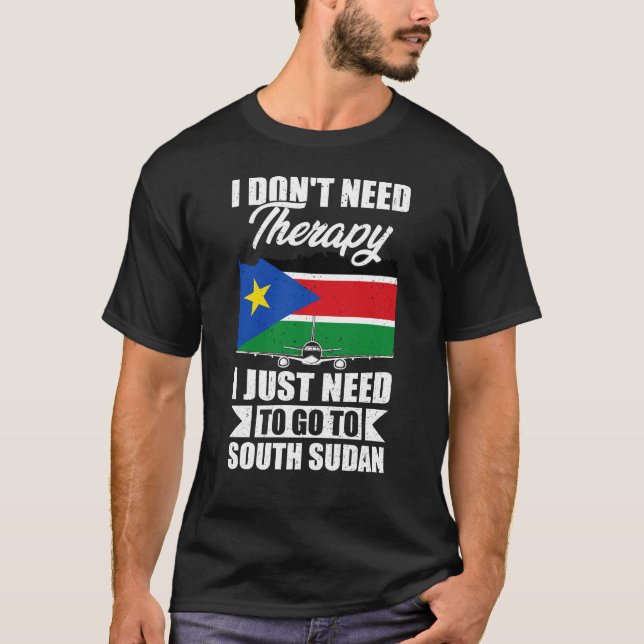 Camiseta Solo necesito ir a Sudán del Sur (Anverso)