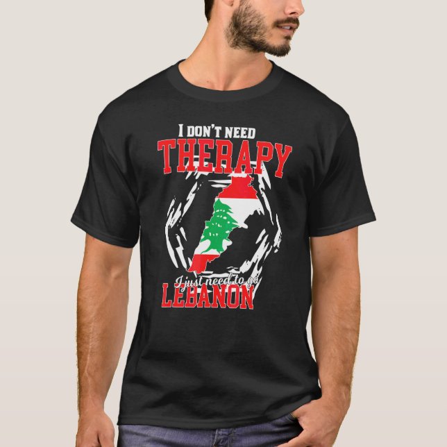 Camiseta Sólo necesito ir al Líbano (Anverso)