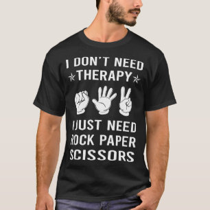 Camiseta Sólo necesito Piedra Papel Tijera