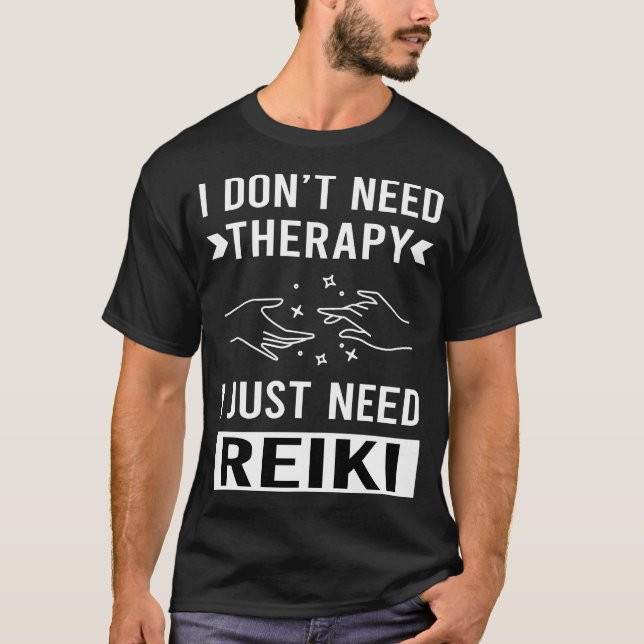 Camiseta Solo necesito Reiki (Anverso)