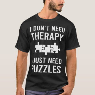 Camiseta Solo necesito rompecabezas