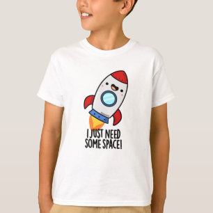 Camiseta Solo Necesito Un Poco De Espacio Fundido Pun De Co