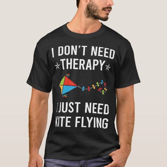 Camiseta Solo necesito volar una cometa (Anverso)