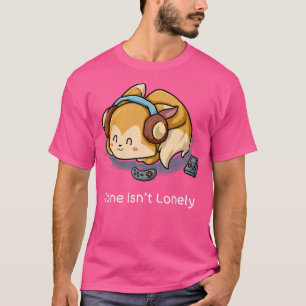 Camiseta Solo No Es Sola La Música Sola Nerd Introvert Fox