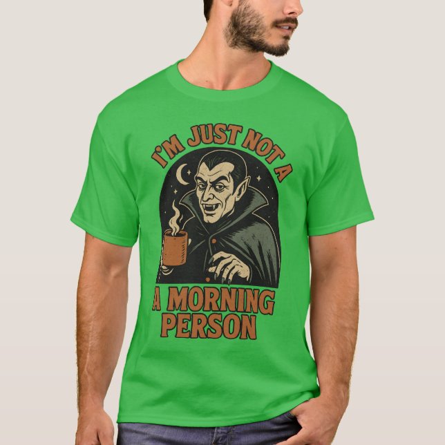 CAMISETA SÓLO NO SOY UNA PERSONA MAÑANA (Anverso)