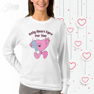 Camiseta Solo ojos cardíacos para ti