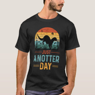 Camiseta Solo Otro Día Lindo Bebé Nutria Marina Otro Día O
