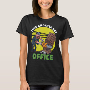 Camiseta Sólo Otros Días En La Oficina Letrero De Madera