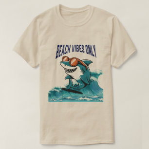 Camiseta Solo para Beach Vibes - Guay Shark con gafas de so