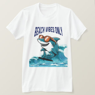 Camiseta Solo para Beach Vibes - Guay Shark con gafas de so