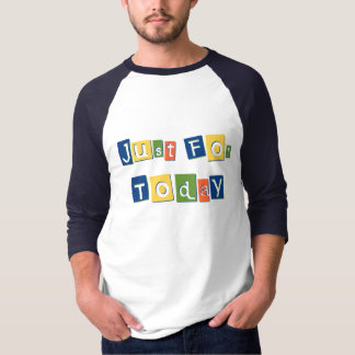 Camiseta Sólo para las letras de bloque de color de las cit