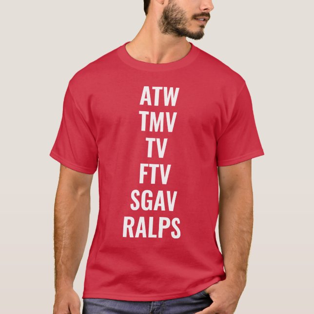 Camiseta Sólo para verdaderos Swifties - ATWTMVTVFTVSGAVRAL (Anverso)