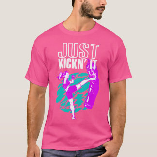 Camiseta Solo patea el divertido Kickboxing