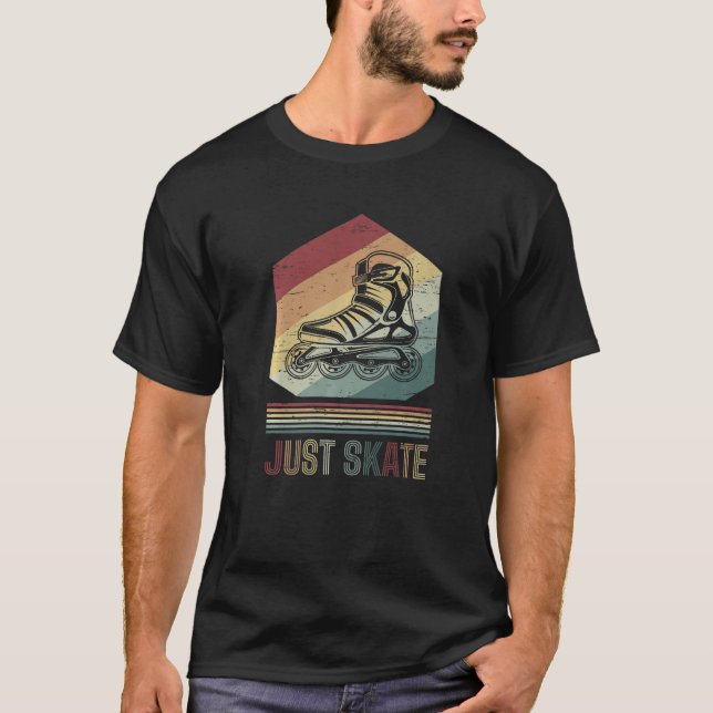 Camiseta Sólo patinaje rodillo zapato botes de ruedas (Anverso)