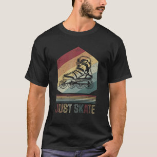 Camiseta Sólo patinaje rodillo zapato botes de ruedas