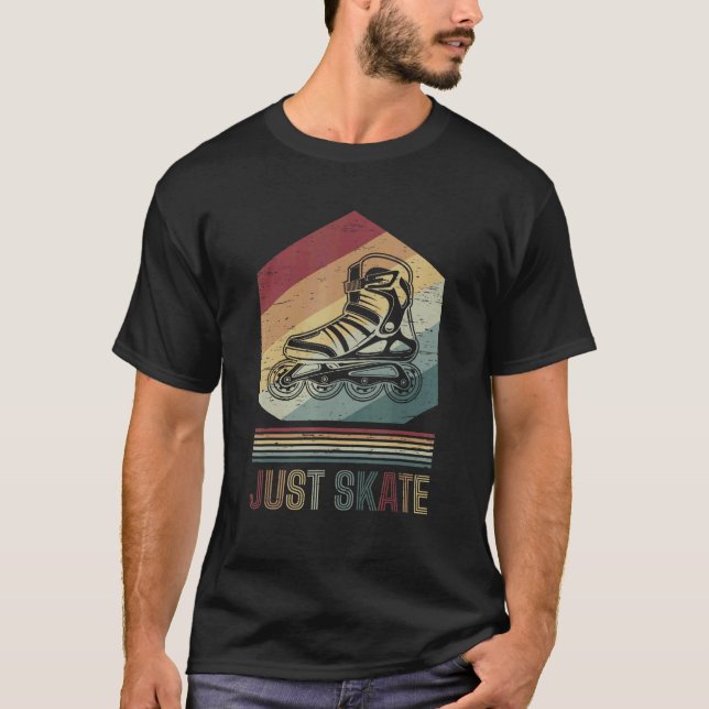 Camiseta Sólo patinaje rodillo zapato botes de ruedas (Anverso)