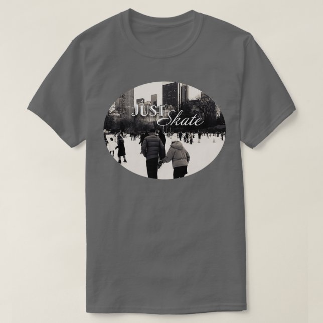 Camiseta Solo patinar 2 (Diseño del anverso)