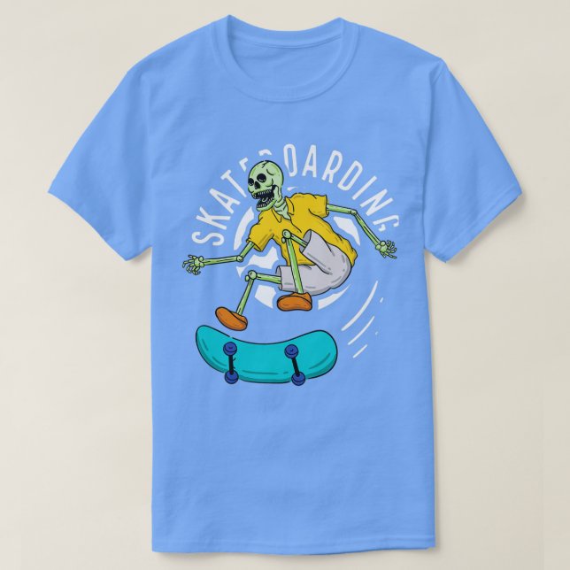 Camiseta Solo patineta y patineta (Diseño del anverso)