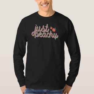 Camiseta Solo Peachy Retro perturbado Verano 90 de los 70