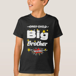 Camiseta Sólo Pegatina de historietas para hermanos menores