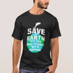 Camiseta Solo planeta pescador con pesca
