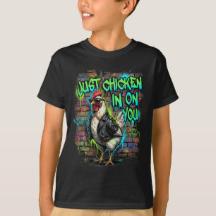 Camiseta Sólo Pollo En Ti Humor Divertido De Gallo Motocicl