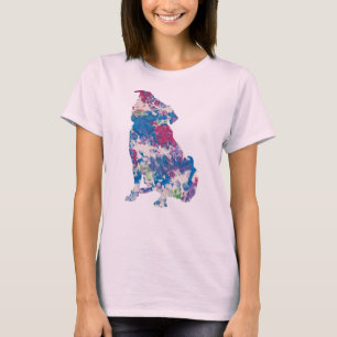 Camiseta Sólo por arte Gina obra de Baxter, Silhouette Shi