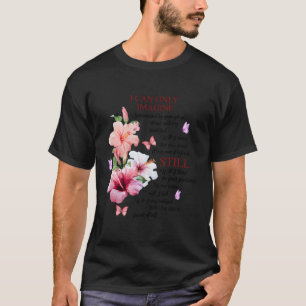 Camiseta Solo puedo imaginar la fe cristiana fe Dios