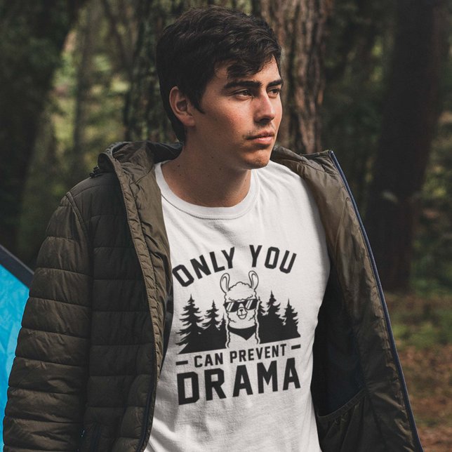 Camiseta Solo que puedes prevenir el drama (drama llama shirt)