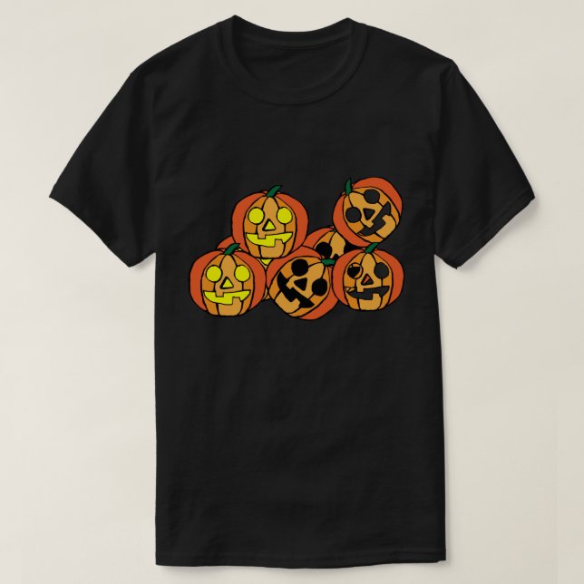 Camiseta ¡Sólo quedan 7 calabazas! (Diseño del anverso)