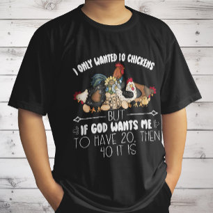 Camiseta Solo Quería 10 Pollos - Amantes divertidos de poll