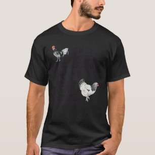 Camiseta Sólo quería 10 pollos pero si Dios quiere 20 polli