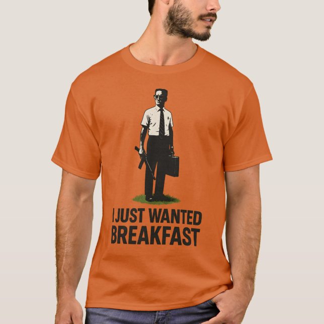CAMISETA SOLO QUERÍA DESAYUNO (Anverso)