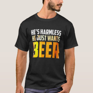 Camiseta Sólo Quiere Beber Beer Beer Beer Beer Beer Beer Be