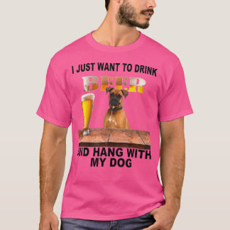 Camiseta Solo Quieres Beber Cerveza Con Mi Boxer