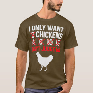 Camiseta Solo quiero 3 gallinas que sean un granjero de reg