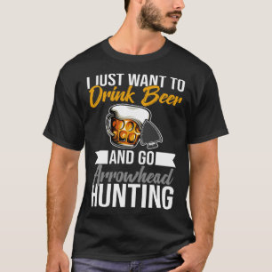 Camiseta Solo quiero arrestar a la punta de flecha de artef