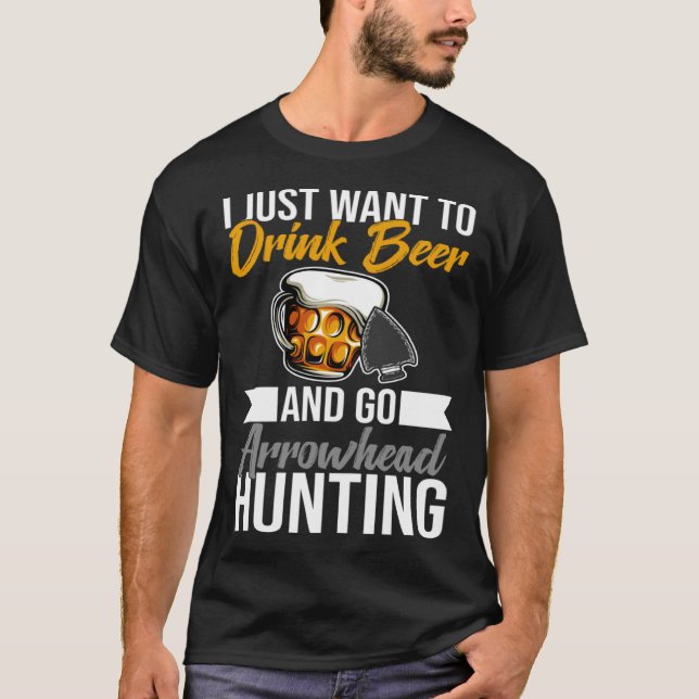 Camiseta Solo quiero arrestar a la punta de flecha de artef (Anverso)