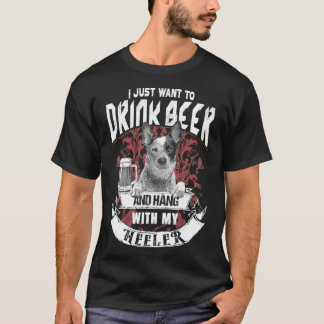 Camiseta Solo Quiero Beber Cerveza Y Aguantar Con Mi