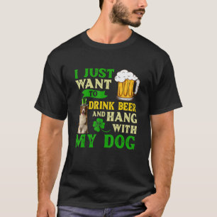 Camiseta Solo Quiero Beber Cerveza Y Aguantarme Con La Fron