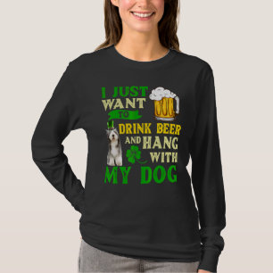 Camiseta Solo Quiero Beber Cerveza Y Colgar Con El Viejo In