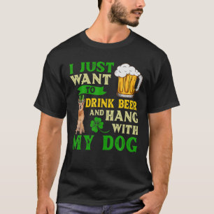 Camiseta Solo Quiero Beber Cerveza Y Colgar Con Mi Austral