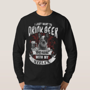 Camiseta Solo Quiero Beber Cerveza Y Colgar Con Mi Heredero