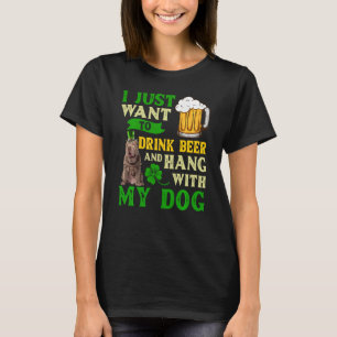 Camiseta Solo Quiero Beber Cerveza Y Colgar Con Mi Pe De Sh