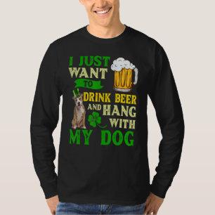 Camiseta Solo Quiero Beber Cerveza Y Colgar Con Mis Estados