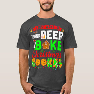 Camiseta Solo Quiero Beber Cerveza Y Hacer Navidades