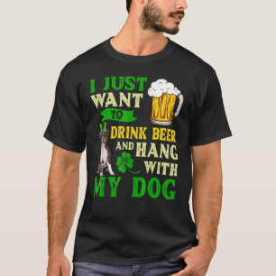 Camiseta Solo Quiero Beber Cerveza Y Mi Bul Staffordshire